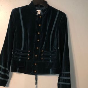 Green detailed blazer